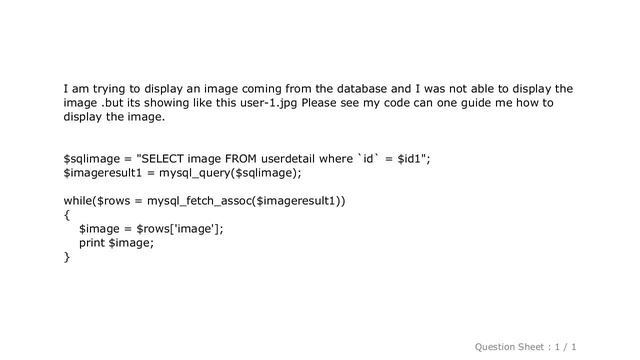 MySQL : How to display image from database using php смотреть онлайн