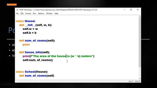 Understanding python as on OOPL (Polymorphism) #lecture 7 смотреть онлайн