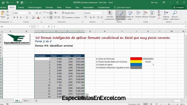 2 de 5 -10 formas inteligentes de aplicar formato condicional en Excel que muy pocos conocen смотреть онлайн