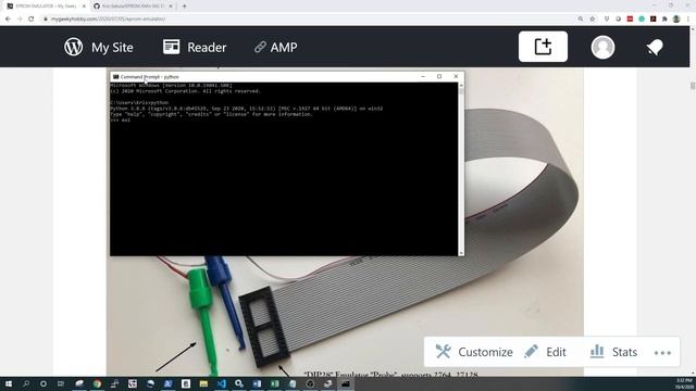 #1 EPROM Emulator DIY - Arduino project. смотреть онлайн
