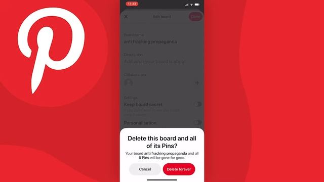 How to Delete a Board on Pinterest (Mobile App & PC) смотреть онлайн