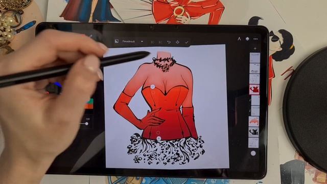 Как использовать градиент для работы с цветом в Infinite Painter смотреть онлайн