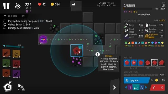 Infinitode 2 - Tower Guide Series #3 - Cannon (1.8.2 patch) смотреть онлайн