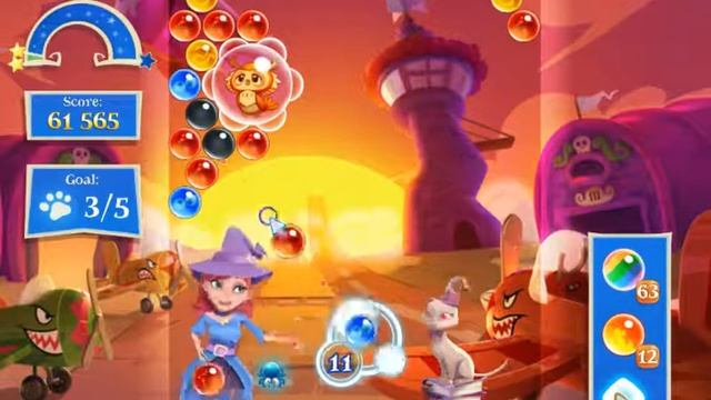 Bubble Witch 2 Saga Level 1802 with no booster смотреть онлайн