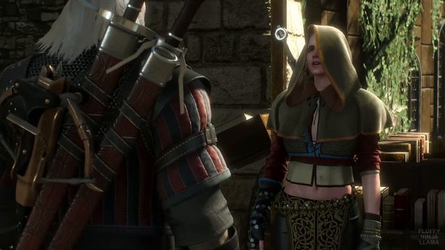 The Witcher 3: Wild Hunt - Alternative Look for Ciri with hood and fur collar смотреть онлайн
