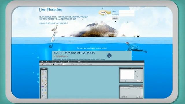 LivePhotoshop - Online Photoshop Application смотреть онлайн