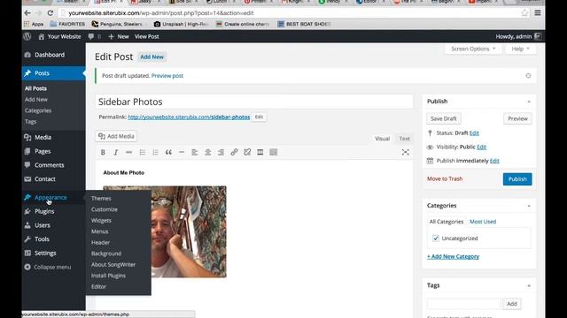 How To Add An Image To The Sidebar In Wordpress смотреть онлайн