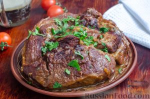 Когда в блюде солирует мясо – это великолепно!
ГОВЯДИНА, ТУШЁННАЯ В ПИВЕ