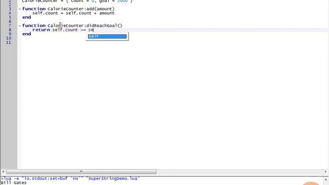 56 - Creating Calorie Counter program in Lua смотреть онлайн