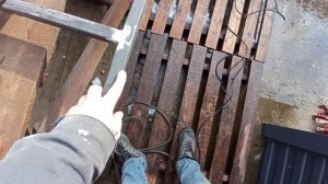 калитка из профильной трубы - врезка замка