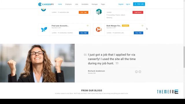 Careerfy - Job Board WordPress Theme Clair Stevie смотреть онлайн