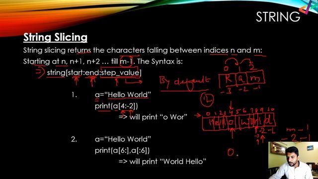 String Slicing in Python - In Hindi смотреть онлайн