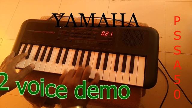 YAMAHA pss A50| all 42 voice demo смотреть онлайн