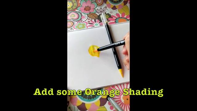 How to make a Lemon Doodle using our Watercolor Brush Pens смотреть онлайн