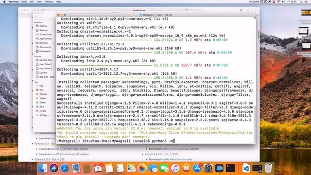 Vid.2 Tutorial WAGTAIL Python-Django - Install di MAC смотреть онлайн