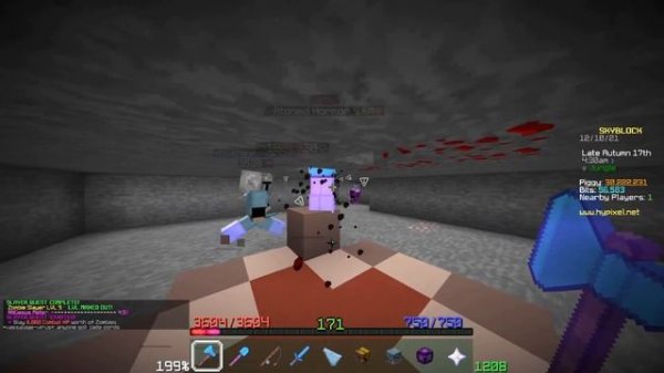 How to get 3,000,000 Combat Exp per hour (Hypixel SkyBlock)