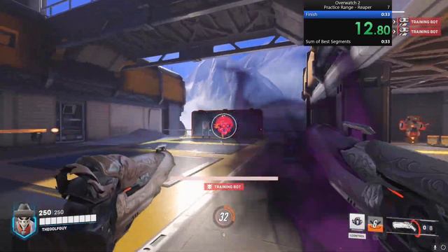 Overwatch 2 Speedrun - Practice Range (Reaper) - 30.93 смотреть онлайн
