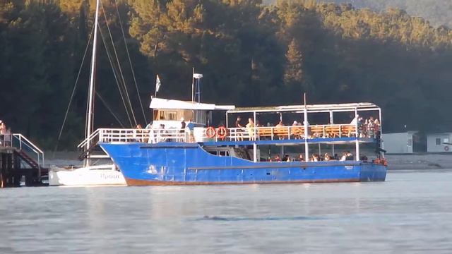 т-х"Апсны" отходит с Пицунды. 05 07 22. DSCN8816 смотреть онлайн