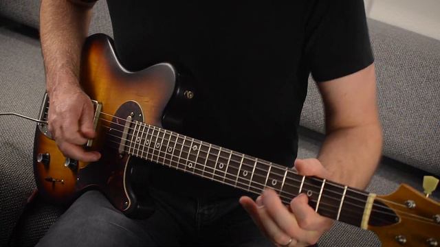 "Song 2" (Blur Guitar Cover) played on a Nik Huber Piet смотреть онлайн