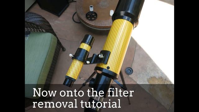 Sun Catcher 70mm Solar Telescope Assembly and Solar Filter Removal Tutorial смотреть онлайн