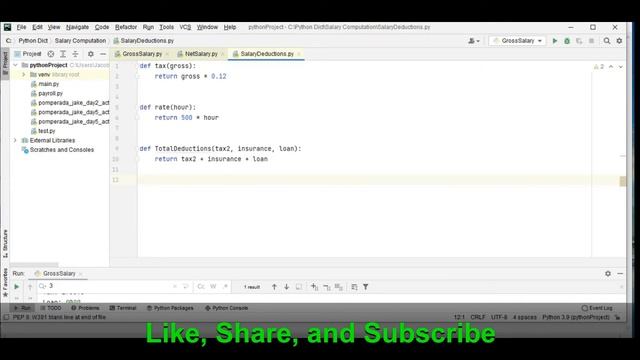 Salary Computation in Python смотреть онлайн
