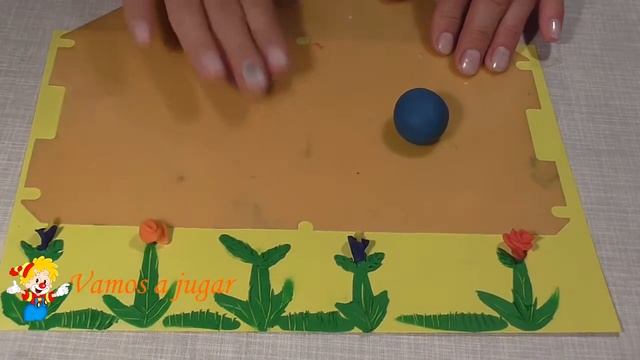 ПЛЕЙ ДО Поделки из пластилина для детей Веселая улитка на лужайке смотреть онлайн