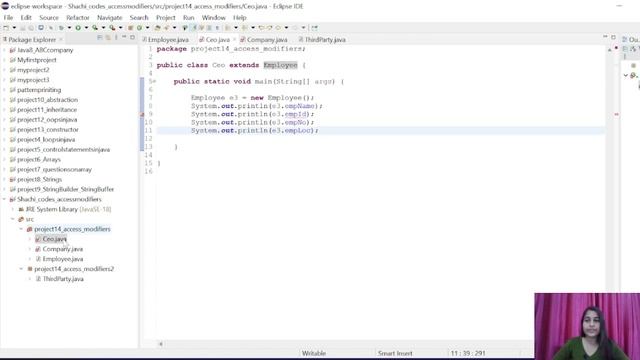Access Modifiers in Java | Java Tutorial For Beginners | Shachi Codes | Chapter15 смотреть онлайн