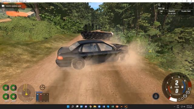 BeamNG.drive (Time Trials) (MaZDa 626 [Black Tunning]) смотреть онлайн