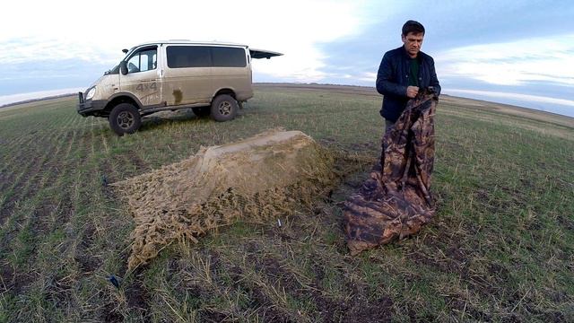 Маскировка для охоты на гуся. Доработка засидки "ALEX" смотреть онлайн