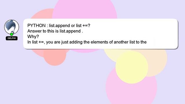 PYTHON : list.append or list +=? смотреть онлайн