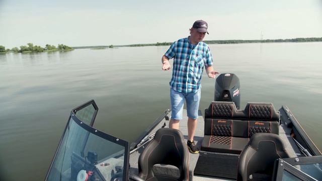 ВОТ ЭТО ПОКАТУШКИ НА НОВОМ ALUMA STORM 577. Обзор и первые впечатления от катера! смотреть онлайн