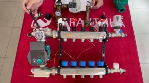 Водяной теплый пол. Как регулировать температуру для тёплого пола? Основные элементы коллектора.