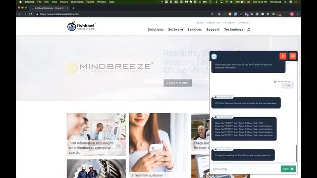 Oracle Digital Assistant for Employee (HR) Self Service demo смотреть онлайн