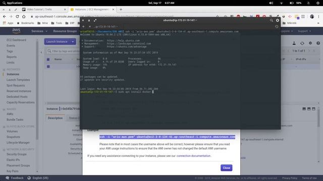 Tutorial Amazon Web Service Install Docker Pada Ubuntu Server 18 di VPS (Virtual Private Server) смотреть онлайн