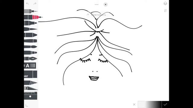 Простые Рисунки. Девушки с характером. смотреть онлайн