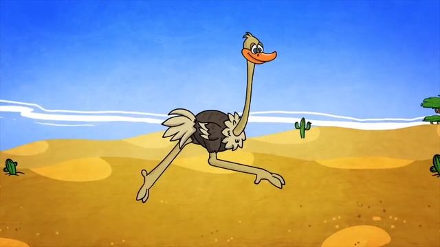 Развивашки для детей. Профессор Почемушкин. 31 Почему страус прячет голову в песок смотреть онлайн