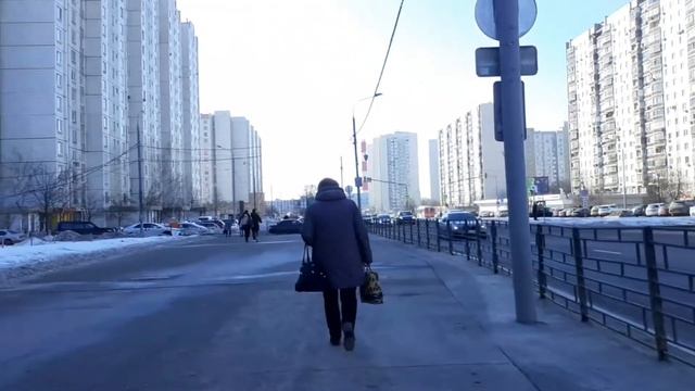 Дорога от метро Митино до филиала поликлиники 180 на Дубравной смотреть онлайн