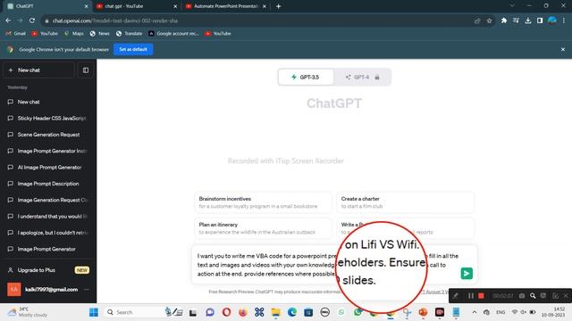 How to Generate PPT with CHAT-GPT || VBA Code смотреть онлайн