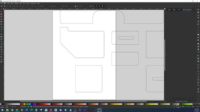 Converting AutoCAD DWG to DXF to SVG file via Inkscape For Shaper Origin смотреть онлайн