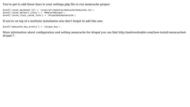 Drupal: Memcache integration is not loaded (4 Solutions!!) смотреть онлайн