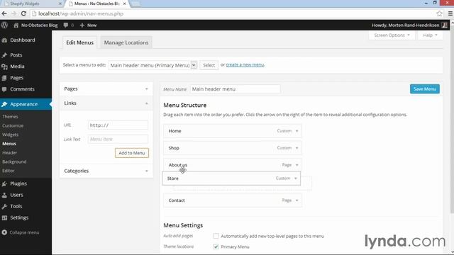 12 Activating the Shopify store from the main menu смотреть онлайн