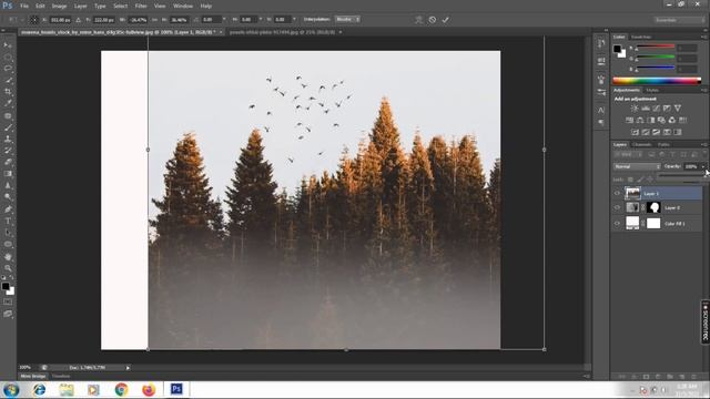 Double Exposure Effect | photoshop Tutorial смотреть онлайн