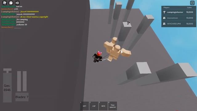 Roblox Attack on titan [Titan script showcase] смотреть онлайн