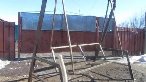 Простые безопасные садовые качели своими руками размеры