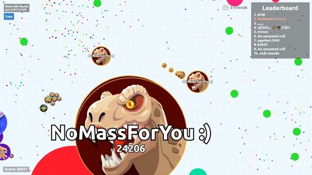 Agar.io Insane Tricks ? Agario Solo & Team Gameplay смотреть онлайн