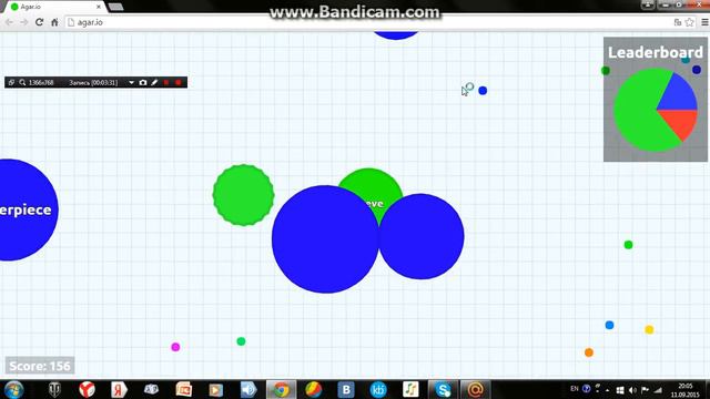первый взгляд на Agar.io смотреть онлайн