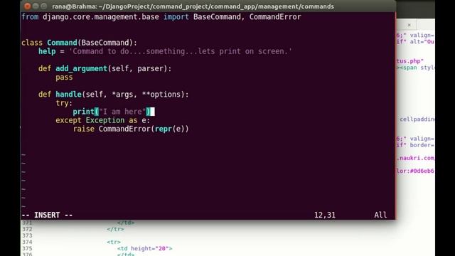 How to create your own management command in django смотреть онлайн