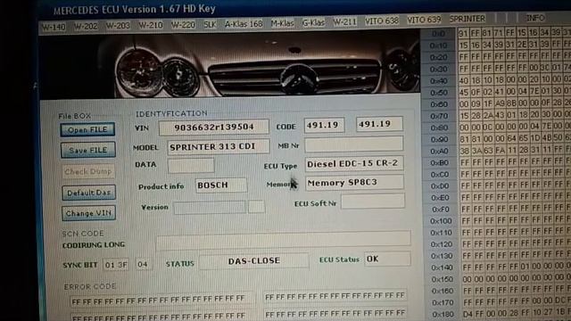 Обзор программы MERCEDES ECU смотреть онлайн