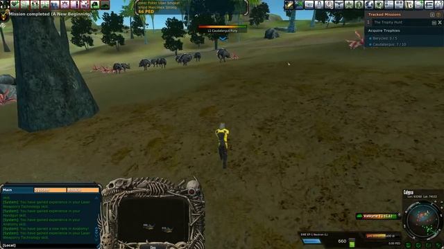 entropia universe проходим начальные миссии часть-1 смотреть онлайн