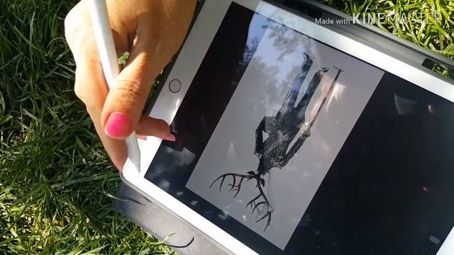 Урок по рисованию оленя с помощью планшета iPad в программе Procreate смотреть онлайн